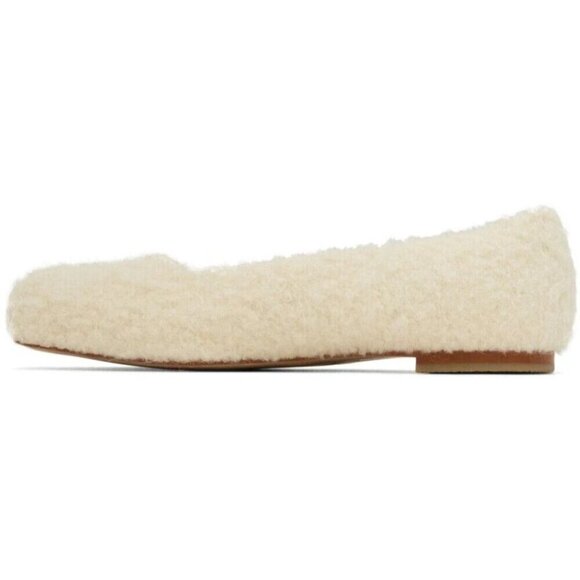 KIMHEKIM Boucle Ballerina Flats Size 39 US 9 Ivory - Picture 11 of 13